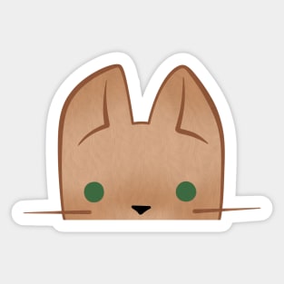 Peeking Cat Sticker